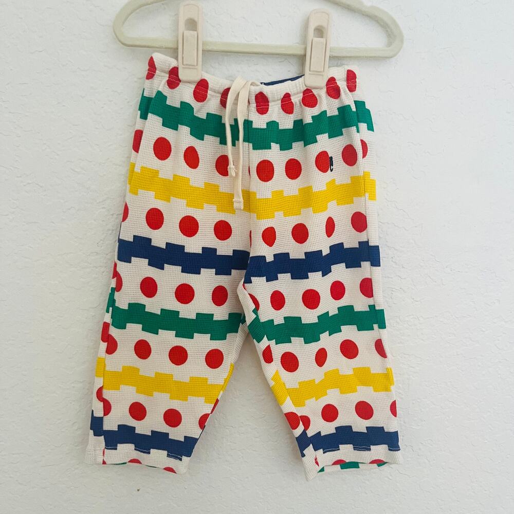 Bobo Choses Geometric Waffle Pants Size 12M NWT
